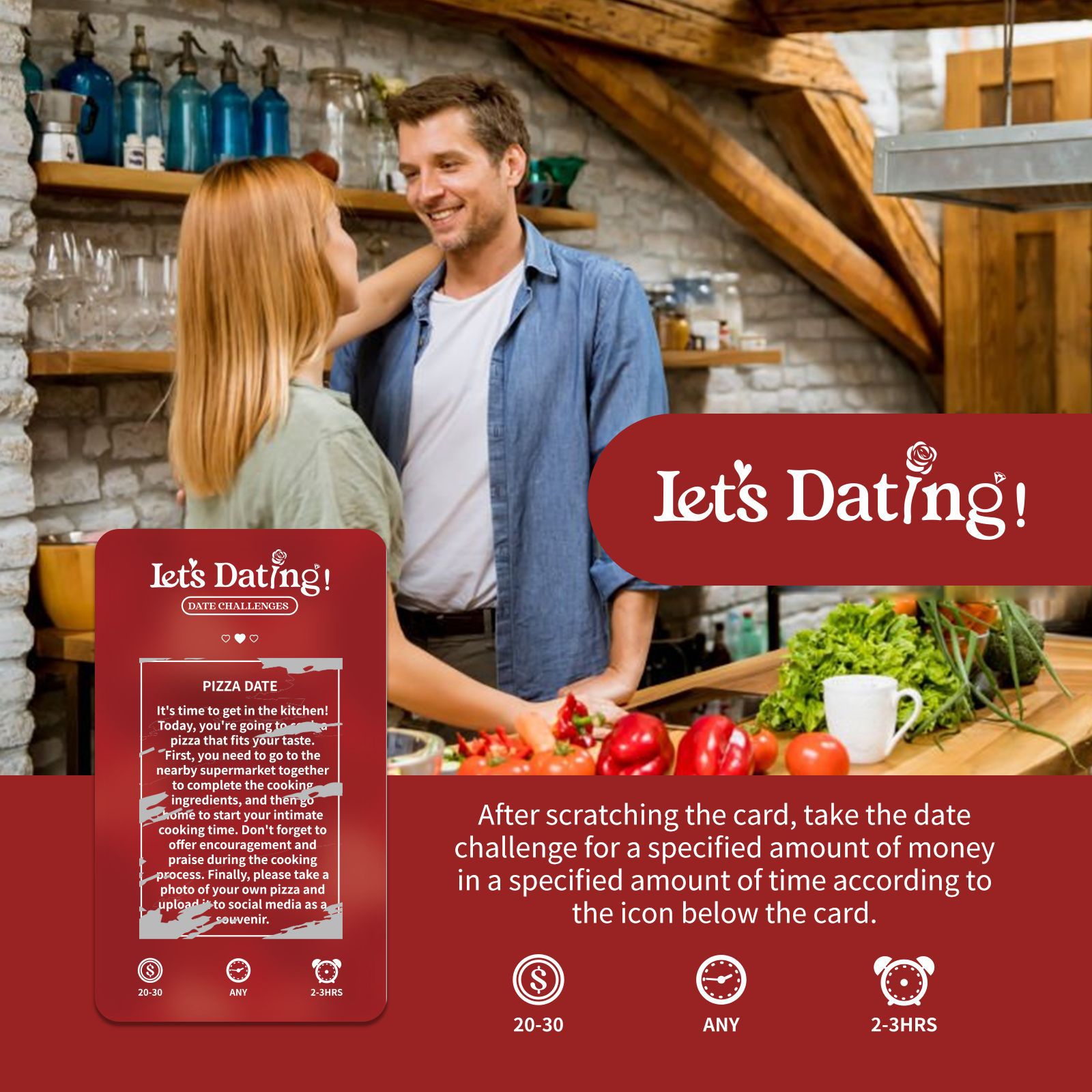 Let's dating night adventure spel voor koppels met 40 kaarten_voghion.com