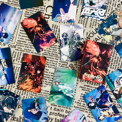 刺客伍六七周邊盒裝55張三寸鐳射圓角LOMO卡拍立得收藏小卡片禮物