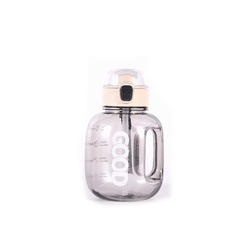 Botellas de agua personalizadas de gran capacidad para estudiantes masculinos y femeninos, botellas de agua para fitness al aire libre, vasos de agua de plástico resistentes a altas temperaturas, fabricante de vasos elegantes de gran capacidad.