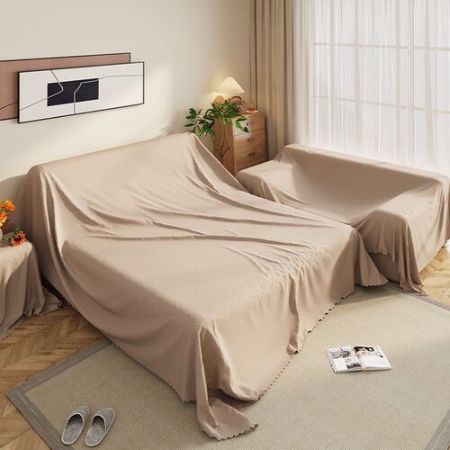 Dust-proof cloth on bed, dust cover, dust cover, household bedspread, sofa furniture, covering cloth, decoration, sofa cover