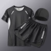 Set, swimwear, trousers, swimming cap, 3 piece set