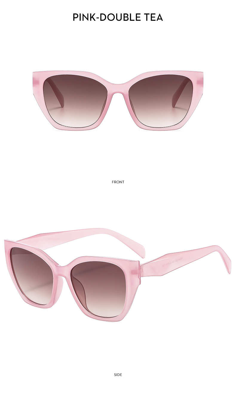 52g Weight Full Frame Glasses Structure Sunglasses Classification PC, UV400 Protection Lens Material Special-Shaped Mirror Glasses Style Holiday, Travel Occasion Solid Color Pattern All Seasons Season Women's Gender Simple Style, Classic Style Style Simple Style Classic Style Solid Color PC UV400 Protection Special-Shaped Mirror Full Frame Women's Sunglasses 17