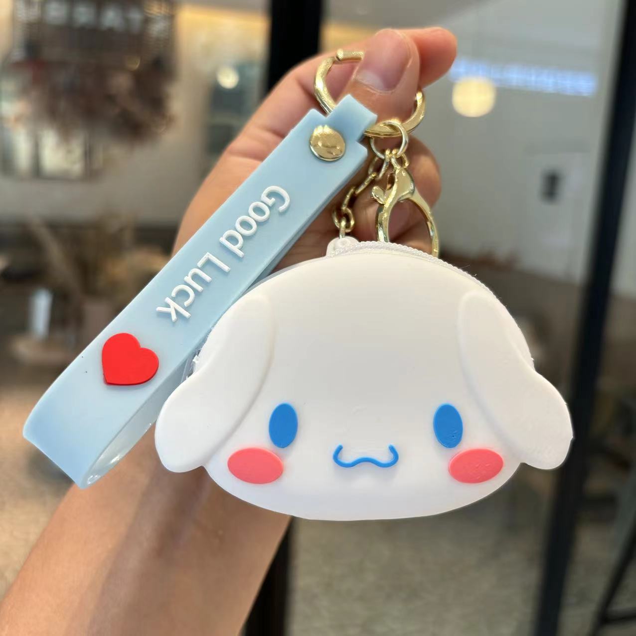 Sanrio bolsos colgantes de cambio bolsos colgantes de muñecas colgantes de llaves de automóviles