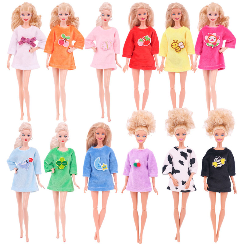 11.5inch Barbie Dress up American Girl Doll Christmas Series Princess Doll Stuffed Long T-Shirt Manufacturer