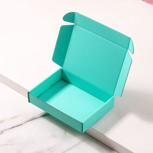 Thickened special hard light green aircraft box cowhide paper box clothing packaging box express jewelry play packing box wholesale
