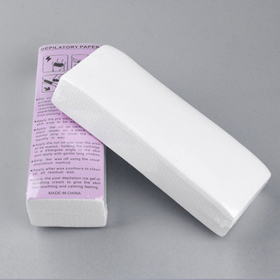 Disposable Thickeneded Non-Woven Hair Removal Paper 100 Sheets of Hair Removal Cloth Hair Removal Wax Paper Hair Removal Wax Beeswax Hair Removal