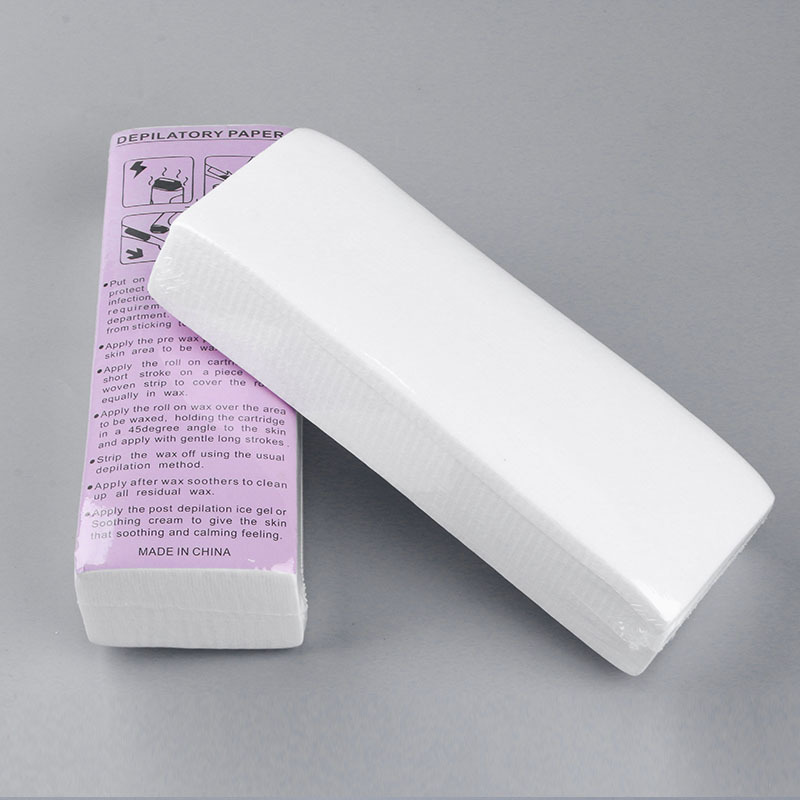 Hair removal wax non-woven cloth, increased thickness