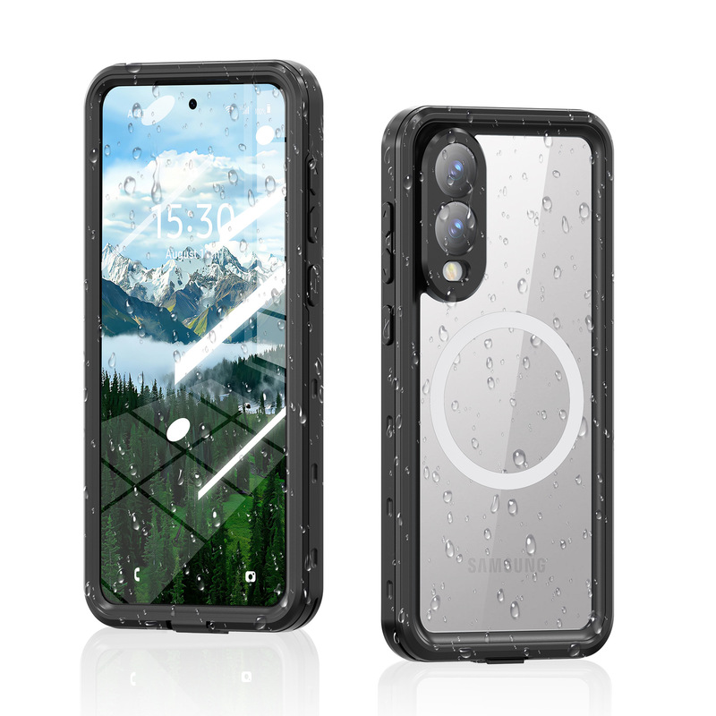 Red Pepper Waterproof Case Suitable for Samsung Galaxys25Edge Mobile Phone Swimming and Diving Anti-Fall Outdoor Protection