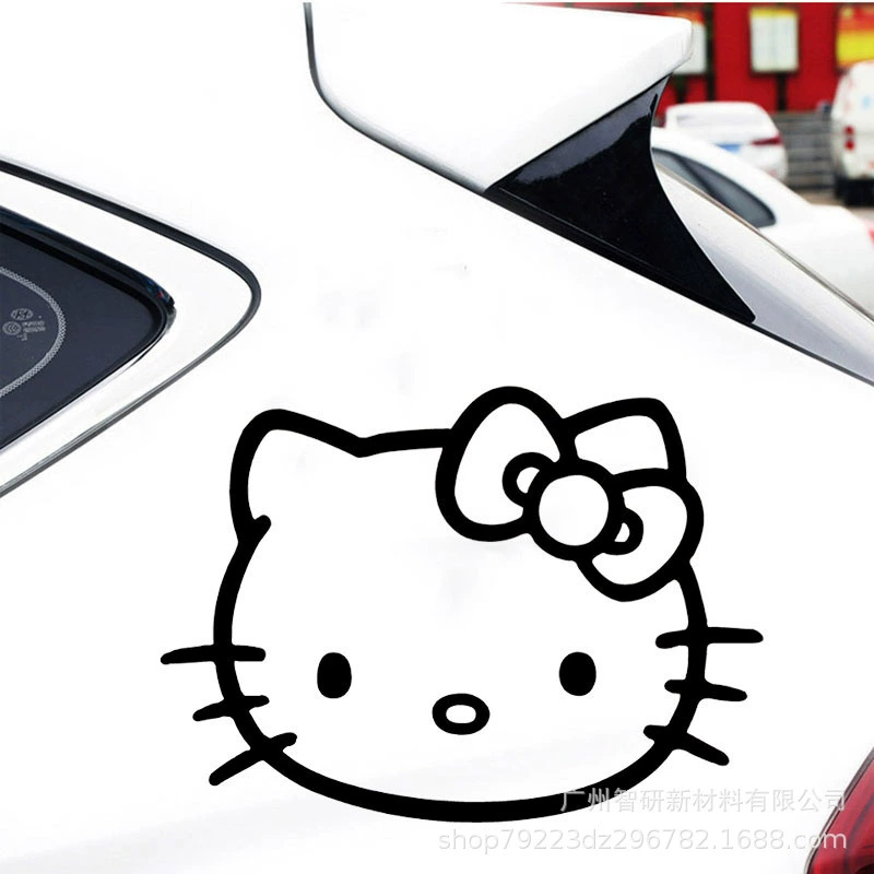 Hello kitty, cartoon sticker, tablet laptop