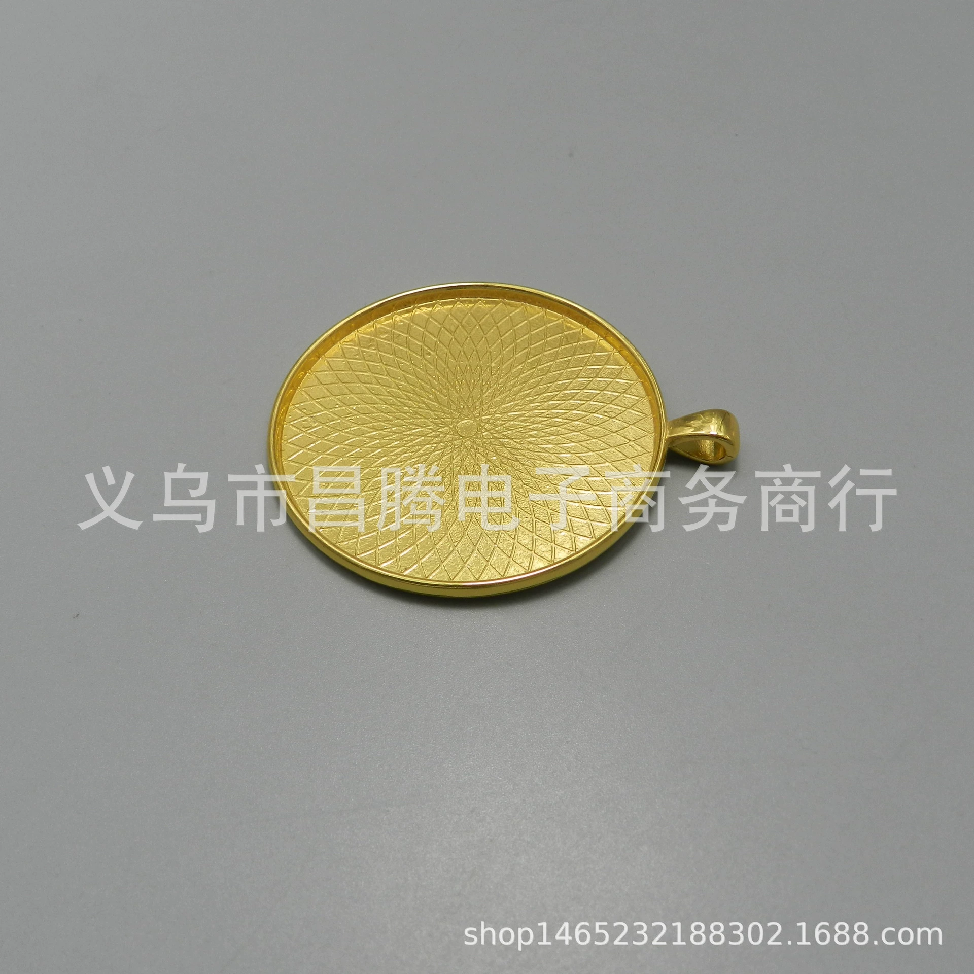 Сохраняющий цвет сплава нижней поддержки в 50 мм время драгоценный камень круглый базовый кулон DIY ювелирные аксессуары материалы ручной работы