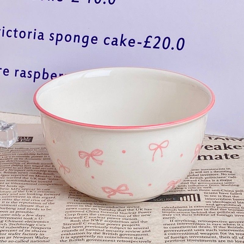 페어리핑크 리본 [4.5인치 밥그릇] 싱글