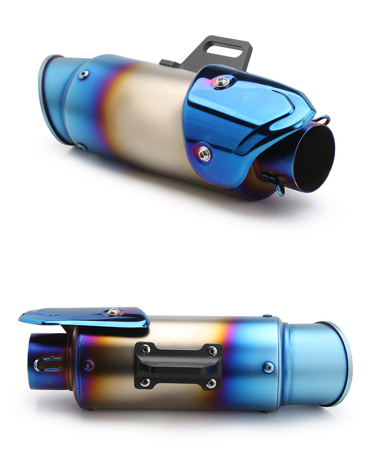 Motorcycle Modified Exhaust Tail Section Yamaha Horizon Kawasaki Universal Large Displacement Sc Oblique Exhaust Pipe