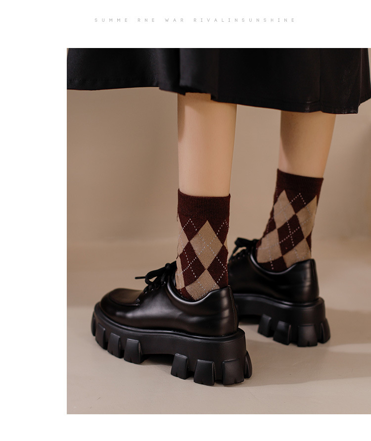 Mocassini donna stile britannico con zeppa in pelle_voghion.com