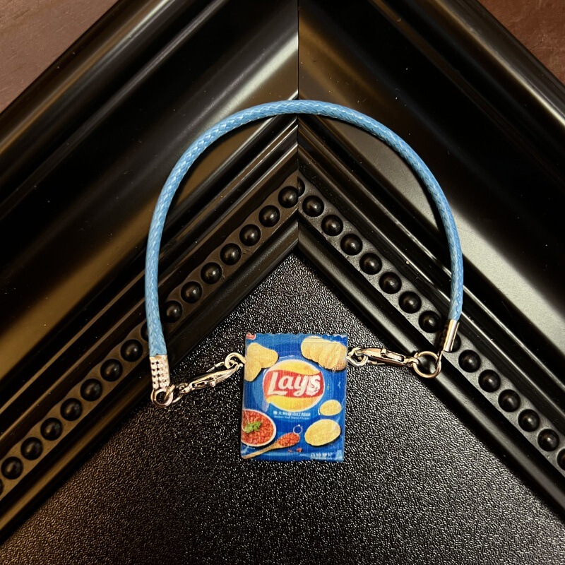 奶油胶滴胶迷你微缩树脂零食袋diy小挎包适配潮玩娃娃换装小挎包|undefined
