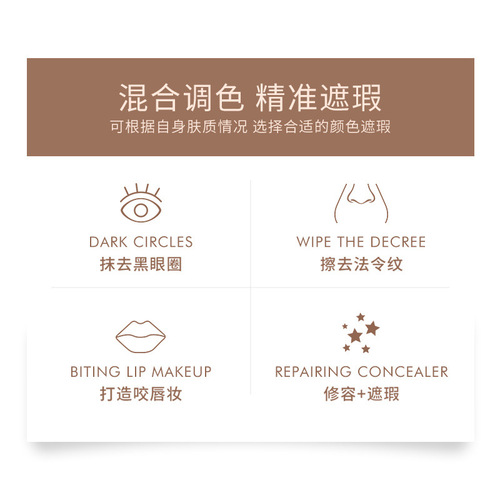 Mercier multi-color concealer to cover dark circles, freckles and acne marks, foundation to brighten and contour