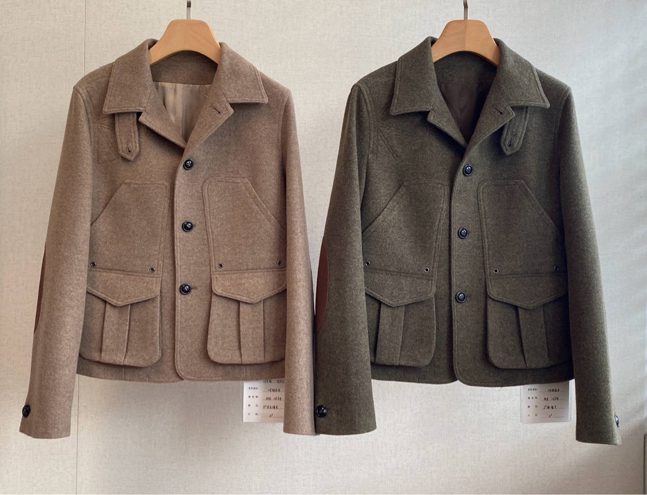 25 Autumn and Winter New Women's Luff Purple Label Cashmere Jacket Fashion Old Money Style