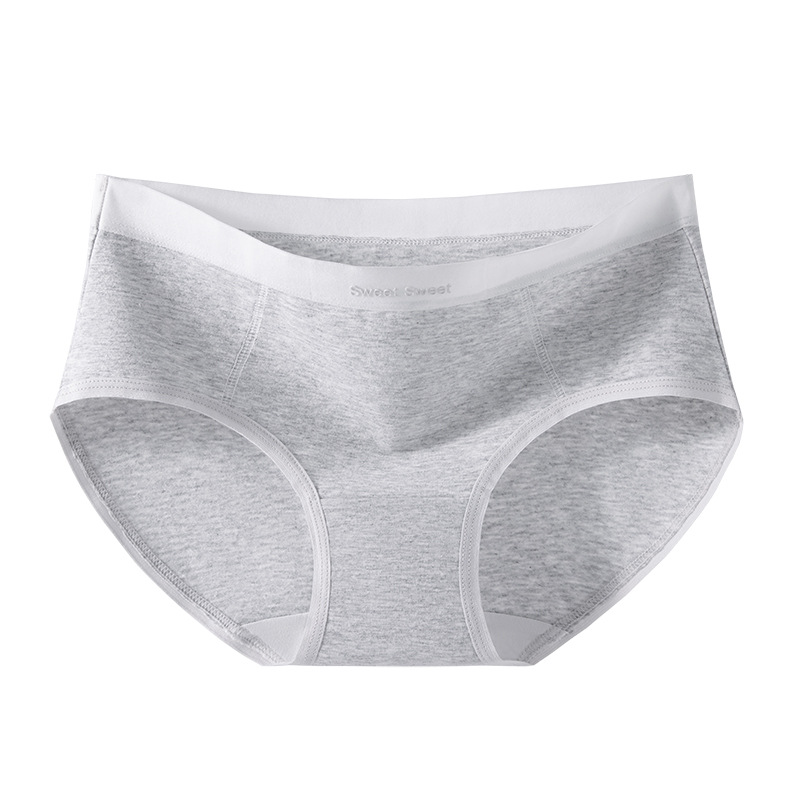 Clase A Calzoncillos de algodón de Xinjiang Algodón puro 10A entrepierna antibacteriana Cintura media Deportes transpirables Sin clip de cadera Calzoncillos de niña sin costuras