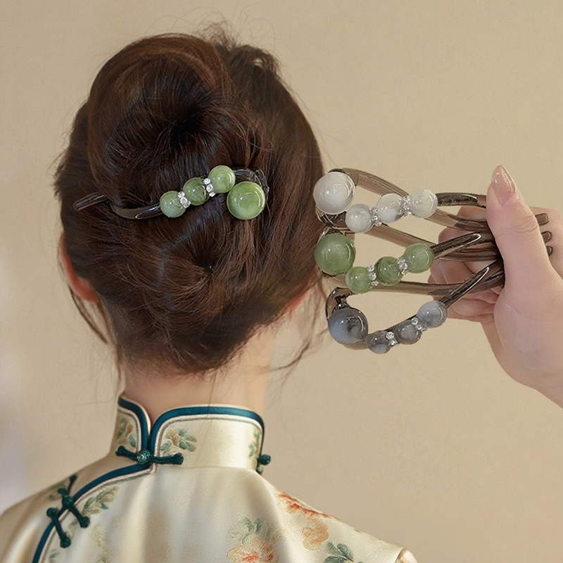 女性用気質ツイストクリップ 2025年新作ヘアクリップ、ヘアクリップ、後頭部ヘアクリップ、ヘアクリップ、ヘアピン|undefined
