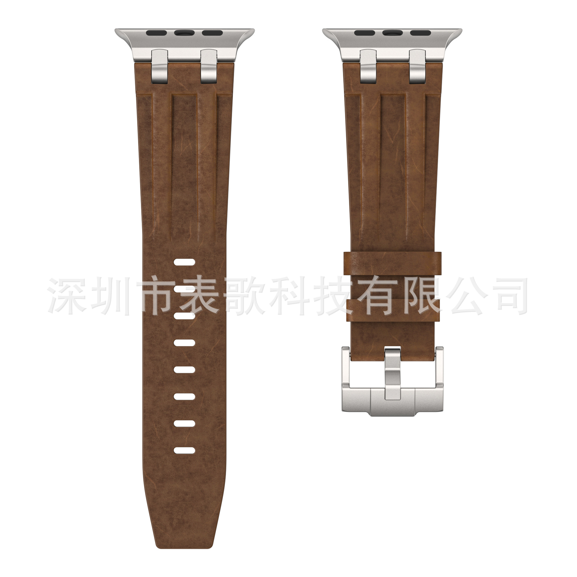 Bronze Crazy Horse + Silver Buckle