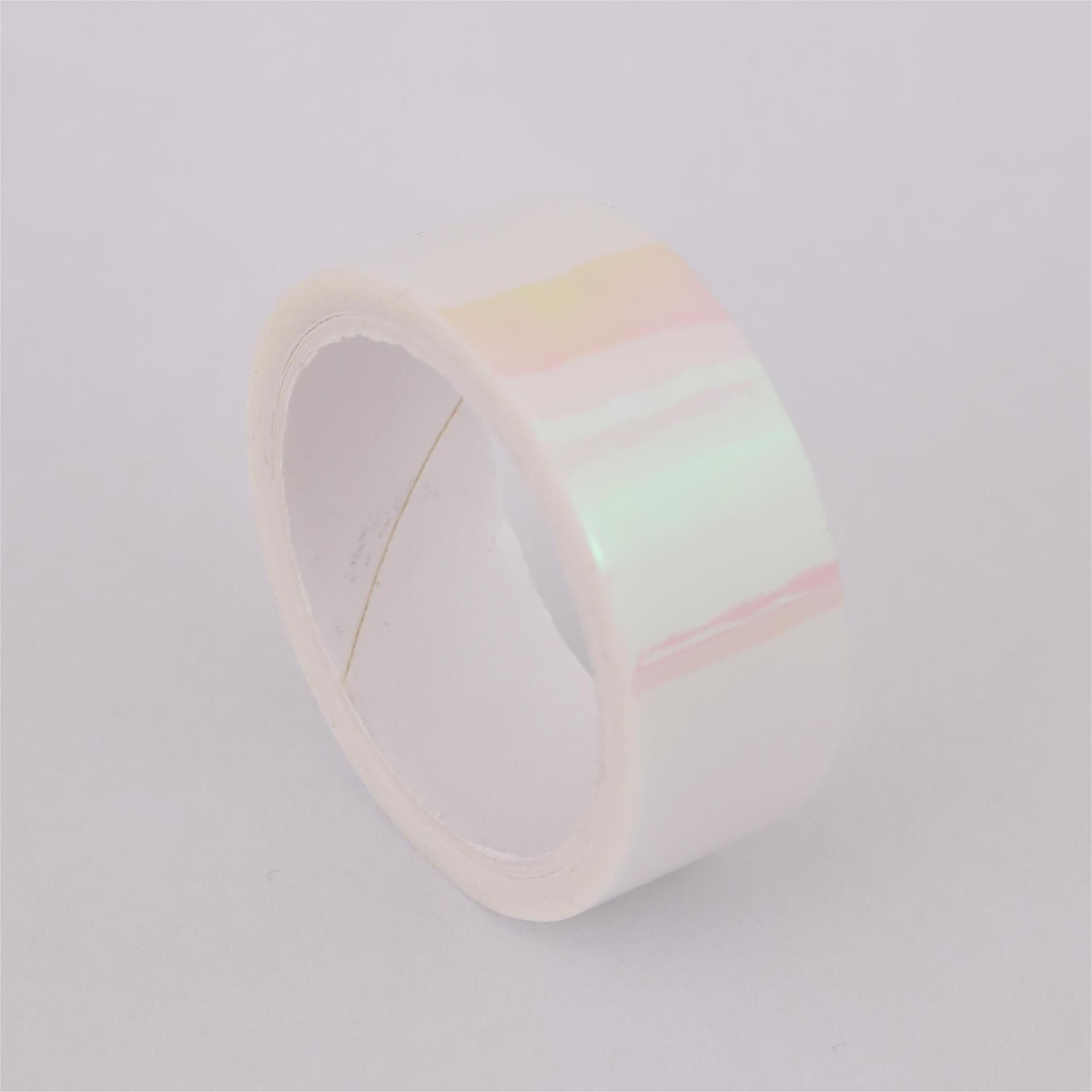 Cinta láser de arcoíris creativa, manual de papelería, cinta decorativa colorida impermeable, manual de bricolaje para estudiantes, collage de materiales