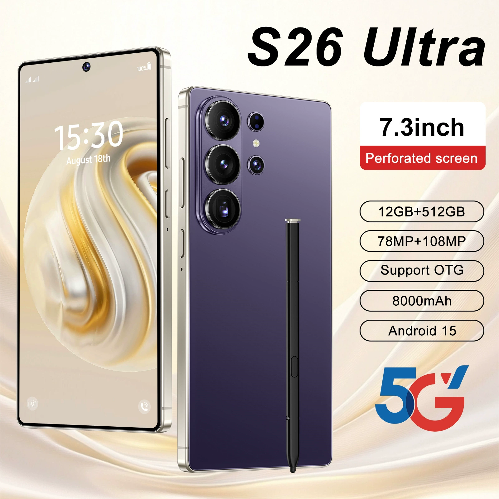 Смартфон Elite S25, 256G, 4G, широкоформатный экран 3″