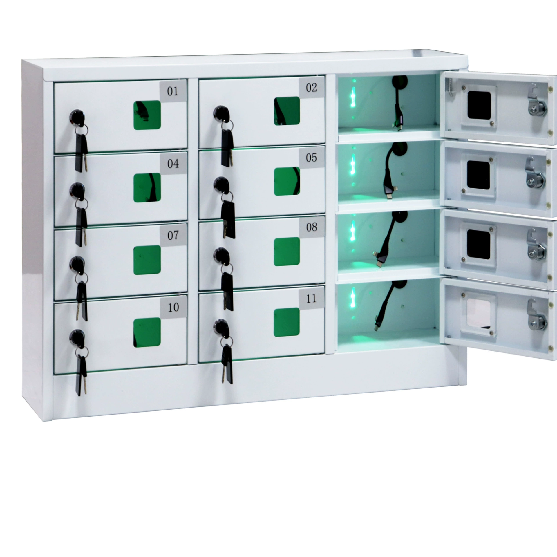 Аэропорт школа больница тренажерный зал 12 двери замок ключ сотовый телефон зарядный шкаф настенный 3 головки USB мобильный телефон зарядный шкаф