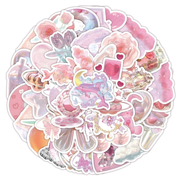 Bright glittering pink