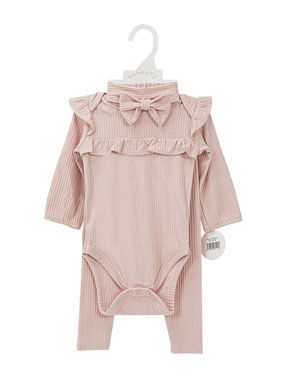 Conjunto de tres piezas de mono de manga larga para bebé niña, nuevo estilo para todas las estaciones, mono exterior, pantalones, diadema, conjunto de ropa para bebé niña.