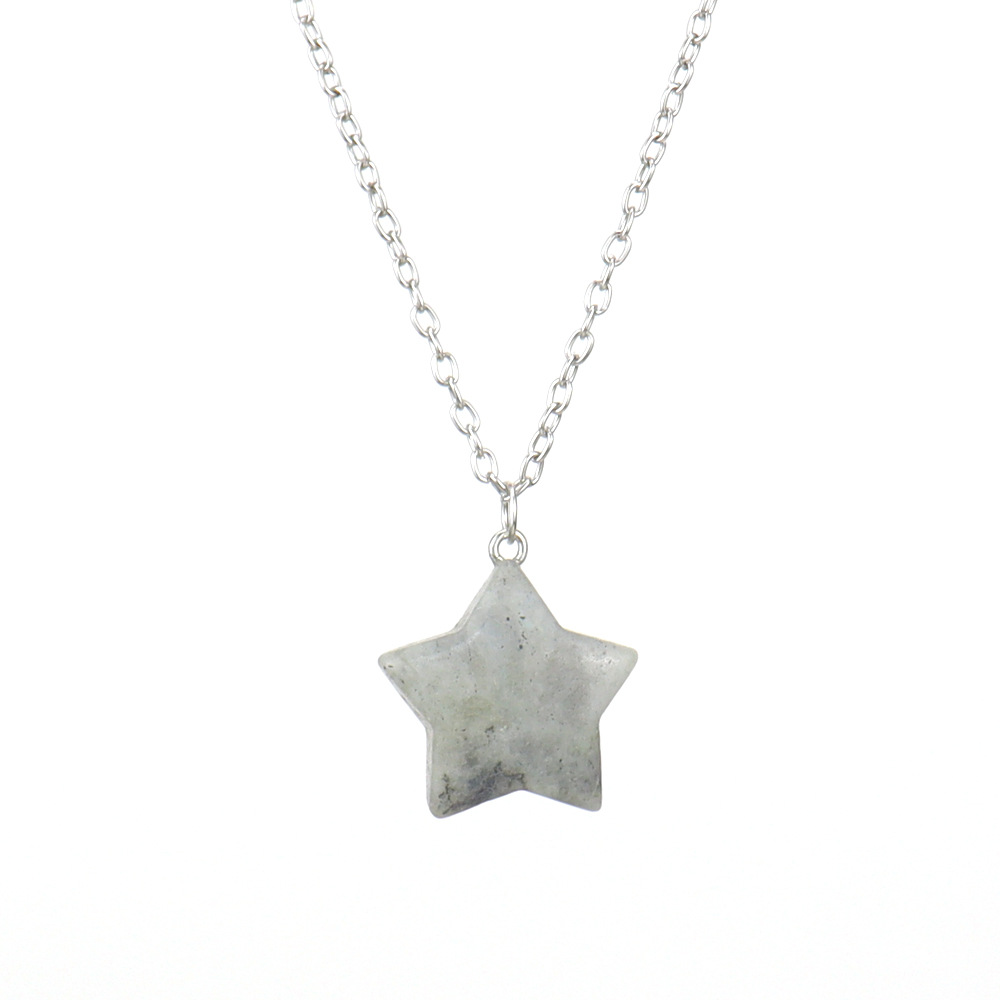 Simple Style Star Crystal Handmade Pendant Necklace 1 Piece display picture 12