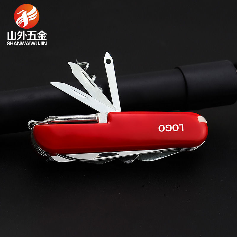 Buy quality Printed Logo Swiss Knife Army Knife Gift Box Set Folding Knife Outdoor Gift Knife 11