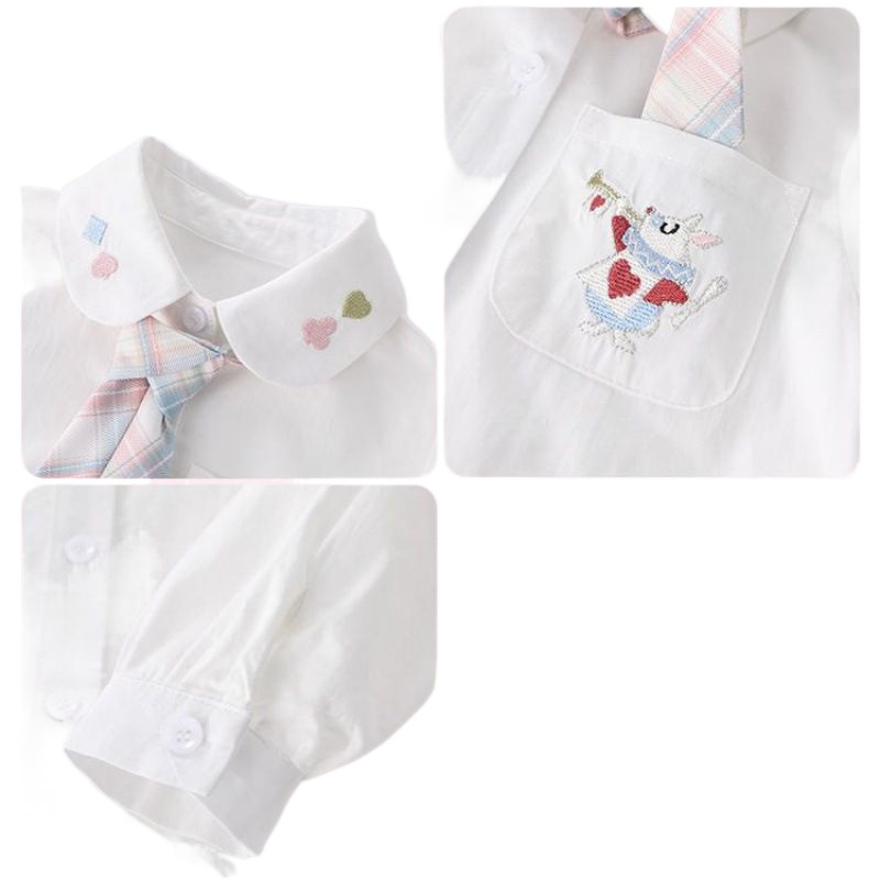 (2개) 여자 교복 세트 봄 신작 아동 봄, 가을 대학 스타일 니트 가디건 플리츠 스커트 3 피스 세트