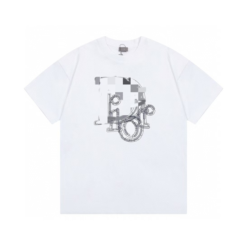 D's 300g 半袖 Tシャツ メンズ 夏 純綿 ハイウェイト ゆったり 半袖 服 アメリカのトレンド ブランド Tシャツ カップル|undefined