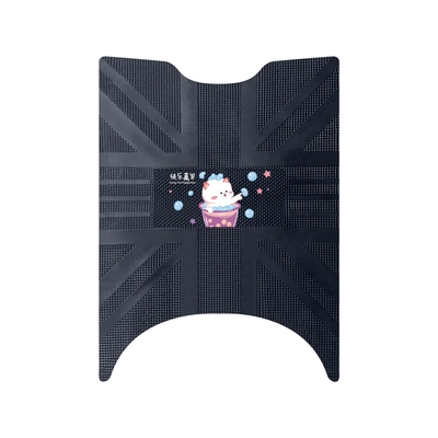 Emma Guard A516 Electric: Electric vehicle foot mat - emma-guard-a516-long-live-happiness-rubber-feet