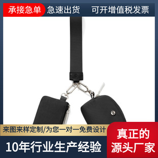 in stock wholesale cross-border lulu women's wristlet portable mini change storage bag key case-no standard