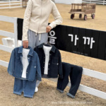 奶萌儿童套装90-130码2026春款韩版洋气休闲牛仔两件套 EK5059