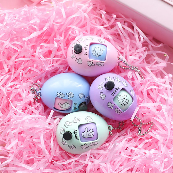 Color guessing game egg fair duel machine stone scissors cloth twisted egg ball creative pendant gift wholesale Student Prizes