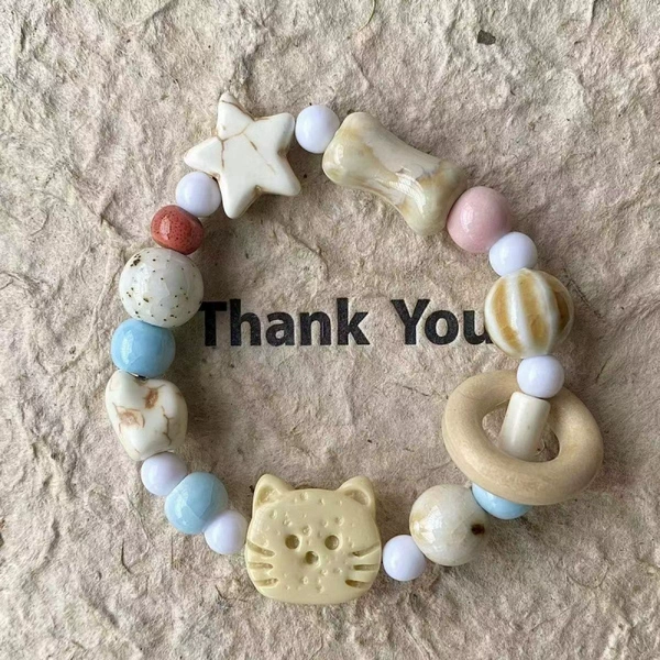 [S408 饼干小猫黄色]