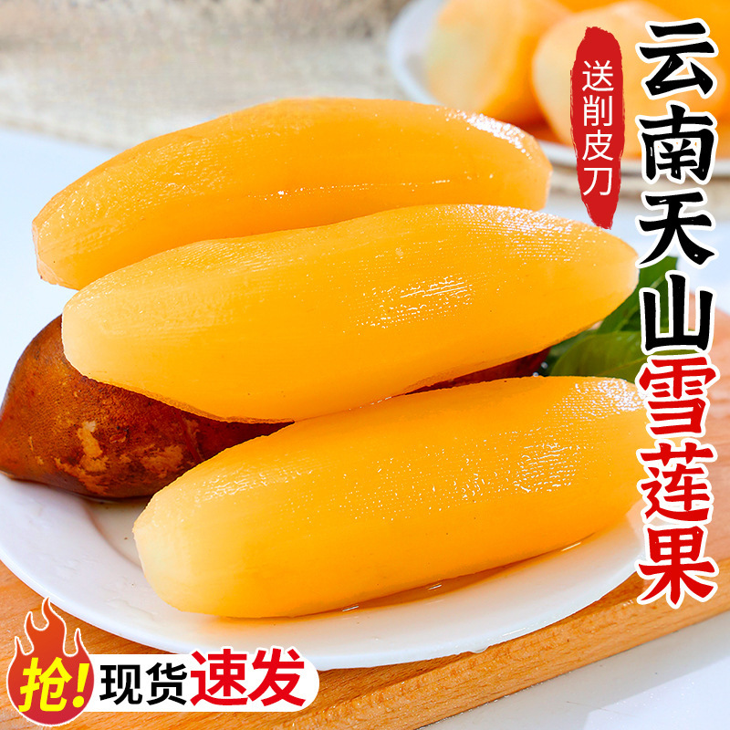 Tian Shan Snow Lotus Fruit 9jin Fresh Fruit Yunnan Seasonal Whole Box Freshly Dug Snow Lotus Red Heart Package Included