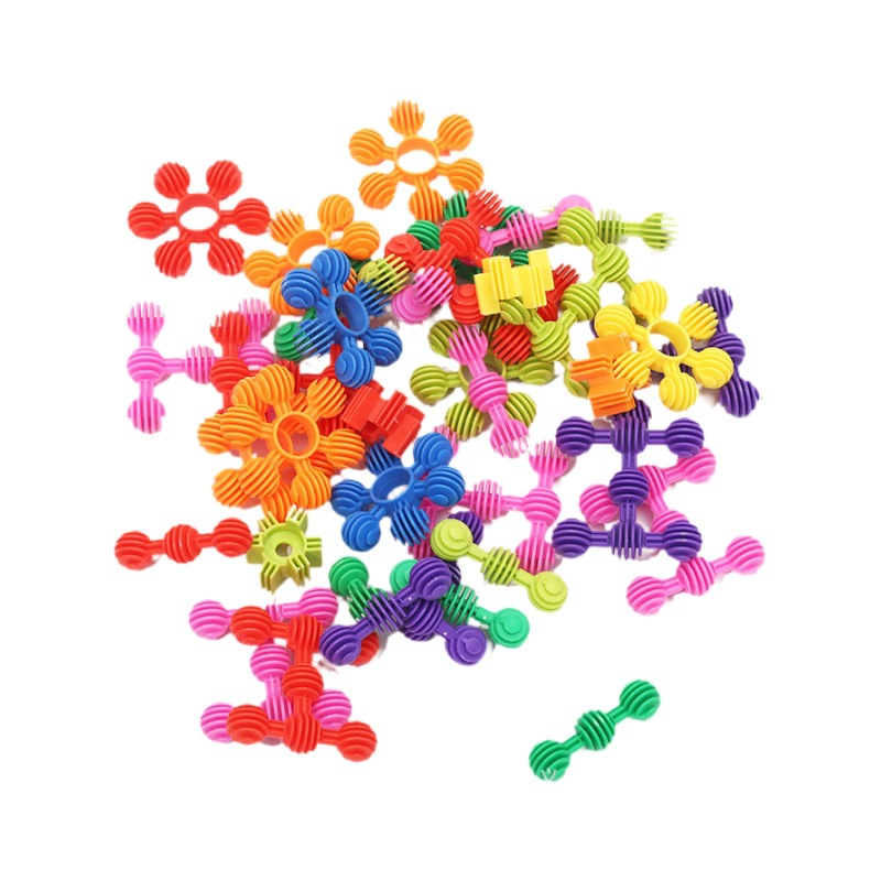 Bloques de construcción para niños ensamblando juguetes educativos ensamblando niños y niñas de 3 a 6 años de edad jardín de infantes especial pequeño girasol educación temprana