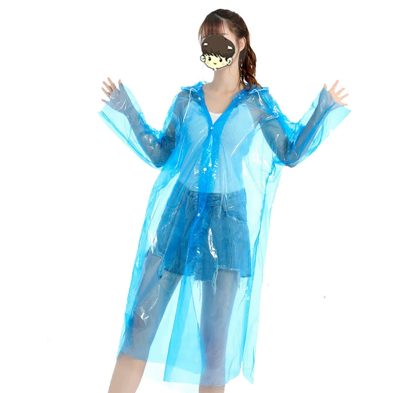 Одноразовые плащи утолщенные фабрики прямых продаж студентов в живописных местах дрейфующих наружных портативных карточек пончо прозрачные оптовые продажи