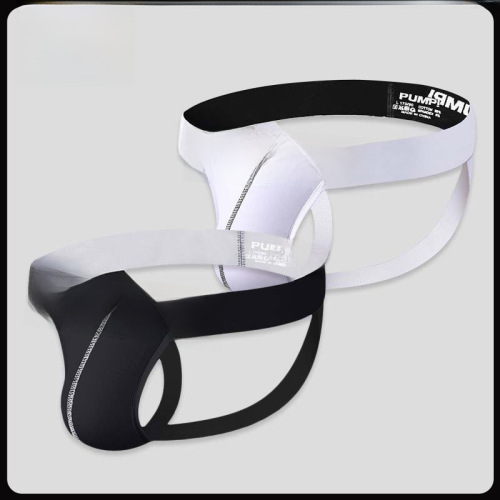 Amazon Fashion Trend Brand PUMP G-String Panties Plus Size Cotton Sexy Ass-revealing U-shaped Intimate Bikini Brief for Men