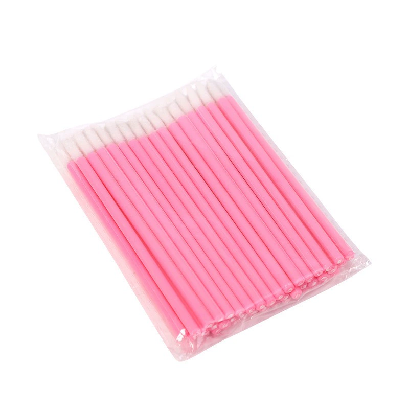 Гроссборд hygienic solid rod lip brush flocked bevel design non-shedding eyelash mousse brush manufacturer wholesale lipstick lip