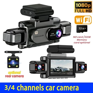 3.0 düym Dörd Kameralı HD Gecə Görüşlü WiFi Video Qeydedici