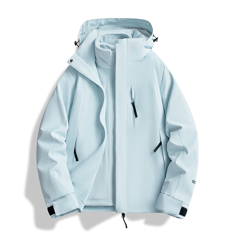 Luotuo ropa de asalto al aire libre para mujeres a prueba de salpicaduras 3 - en - 1 desmontable montaña ropa de montaña abrigo impermeable a prueba de viento y cálido