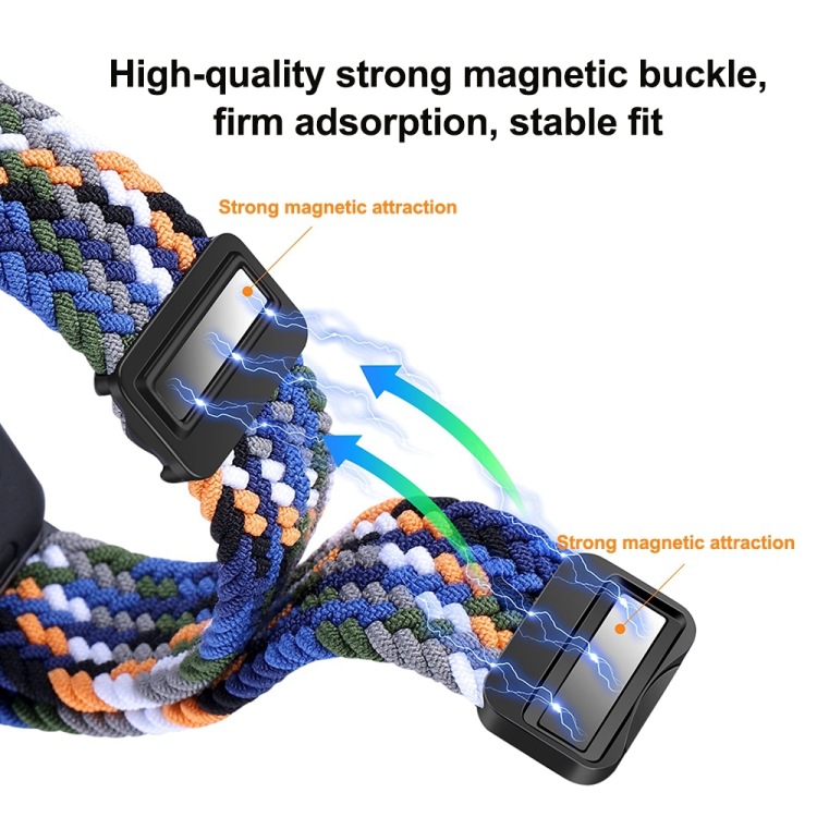 xDfind Magnetic Buckle Nylon Bracelet para pulseras Huawei 10 / 9 / 8