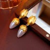 Retro earrings, advanced fashionable accessory, high-quality style, wholesale