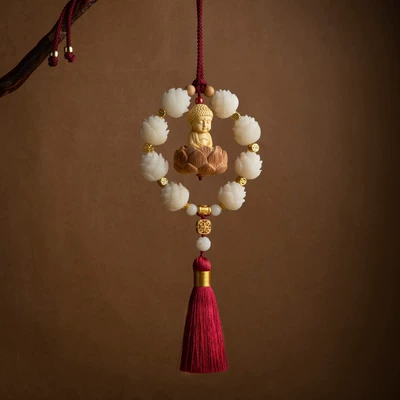 Car hanging Ornament Boxwood Rear Pendant