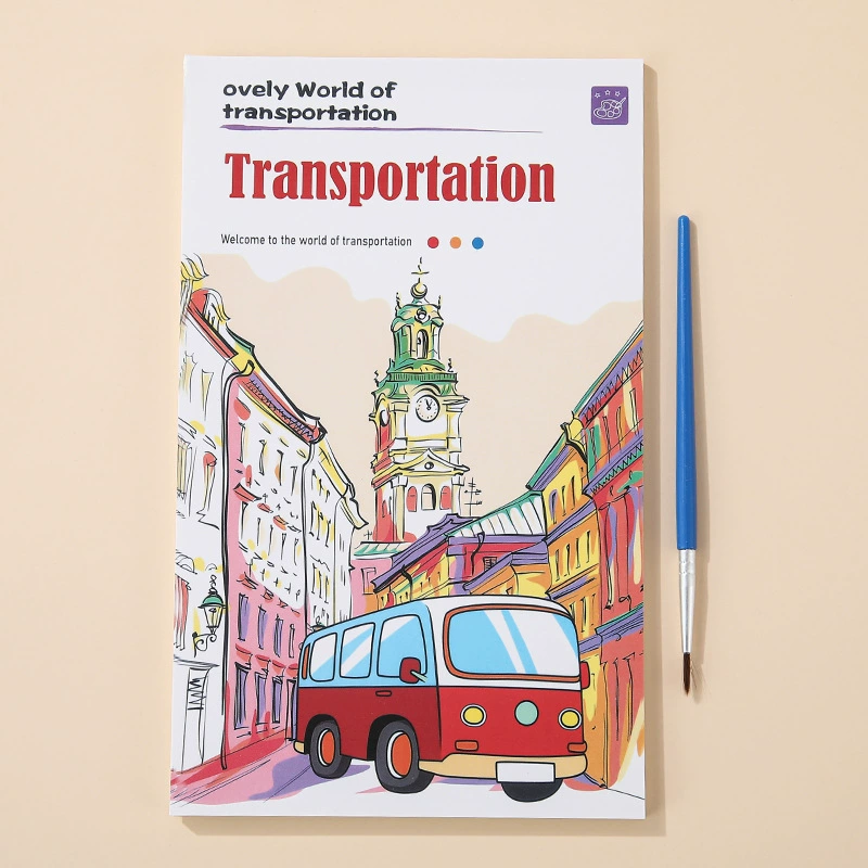 Детская книга с иллюстрациями, акварель, красочный набор, гуашь, для импорта, раннее образование, граффити