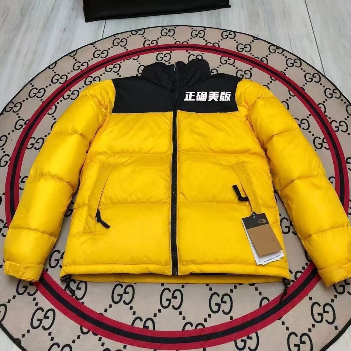 Putian 1996 puramente original cara norte hombre y mujer a prueba de viento chaqueta de plumón de la familia del norte para mantener el calor de la pareja de pan abrigo impermeable