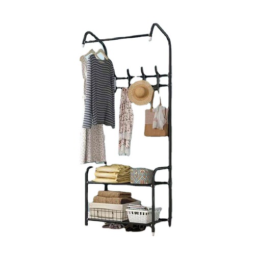 Clothes rack simple coat rack bedroom floor assembled coat rack household simple modern coat rack factory direct sale